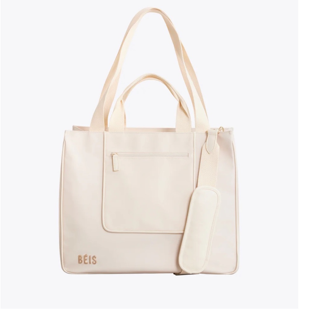 NWT beis East west tote beige